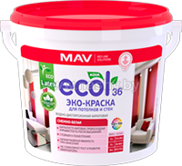 Эко-краска ECOL 36 для потолков